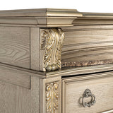 Fromberg Gold Champagne 5 Pc. Queen Bedroom Set - Ornate Home