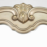 Fromberg Gold Champagne 4 Pc Queen Bedroom Set - Ornate Home