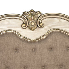 Fromberg Gold Champagne Queen Bed - Ornate Home