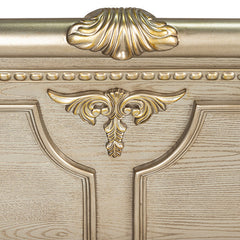 Fromberg Gold Champagne Queen Bed - Ornate Home