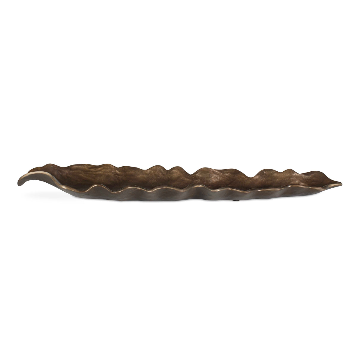 Frond Bronze Indoor-Outdoor Leaf Tray - Ornate Home