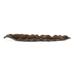 Frond Bronze Indoor-Outdoor Leaf Tray - Ornate Home