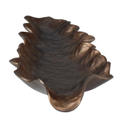 Frond Bronze Indoor-Outdoor Leaf Tray - Ornate Home