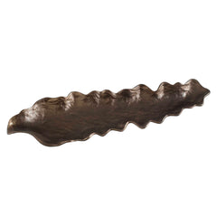Frond Bronze Indoor-Outdoor Leaf Tray - Ornate Home