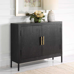Front Range Dark Oak 2 Door Cabinet - Ornate Home