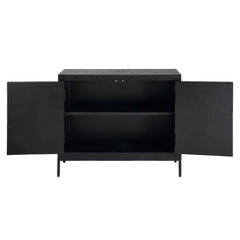 Front Range Dark Oak 2 Door Cabinet - Ornate Home