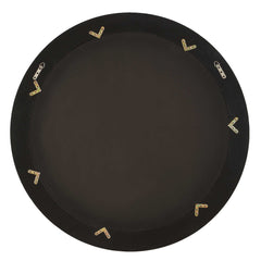 Frontier Woodtone Round Wood Mirror - Ornate Home