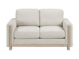 Froska Beige Loveseat - Ornate Home