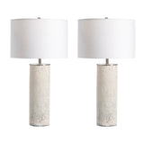Frost White Table Lamp (Set of 2) - Ornate Home