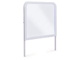Frostlyn White Bedroom Mirror - Ornate Home