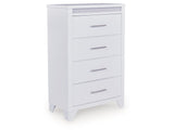 Frostlyn White Chest of Drawers - Ornate Home