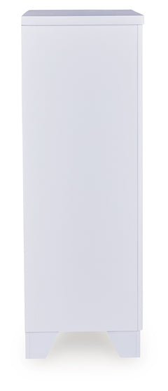 Frostlyn White Chest of Drawers - Ornate Home