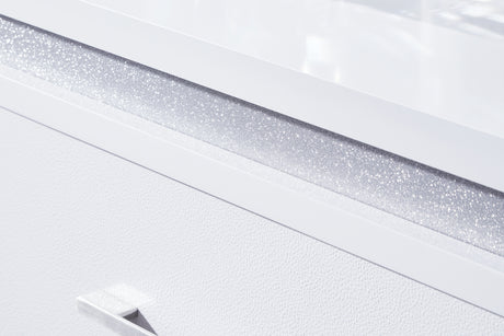 Frostlyn White Chest of Drawers - Ornate Home