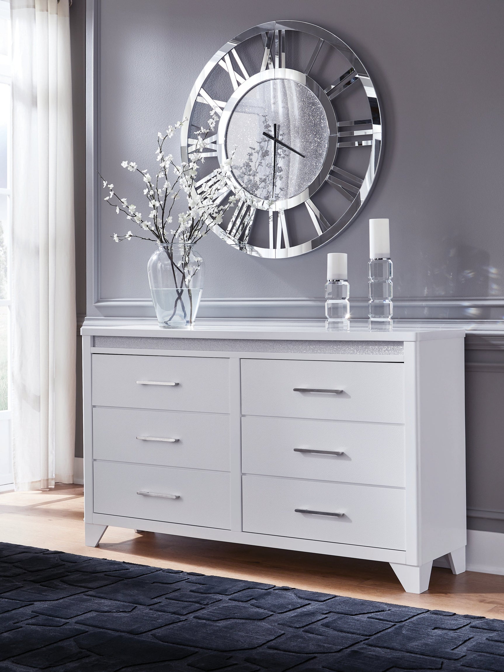 Frostlyn White Dresser (Online Special Price) - Ornate Home
