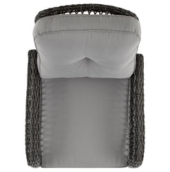 Fruttuo Patio Rocking Chair with Grey Cushions - Ornate Home