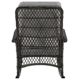 Fruttuo Patio Rocking Chair with Grey Cushions - Ornate Home