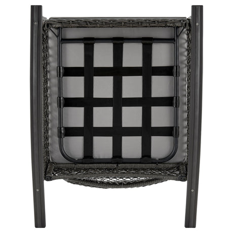 Fruttuo Patio Rocking Chair with Grey Cushions - Ornate Home