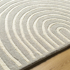 Fuat Medium Gray Area Rug - Clearance - Ornate Home