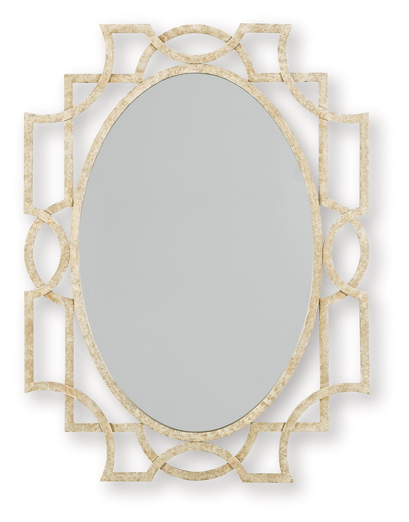 Fulkmore Antique Gold Finish Accent Mirror - Ornate Home
