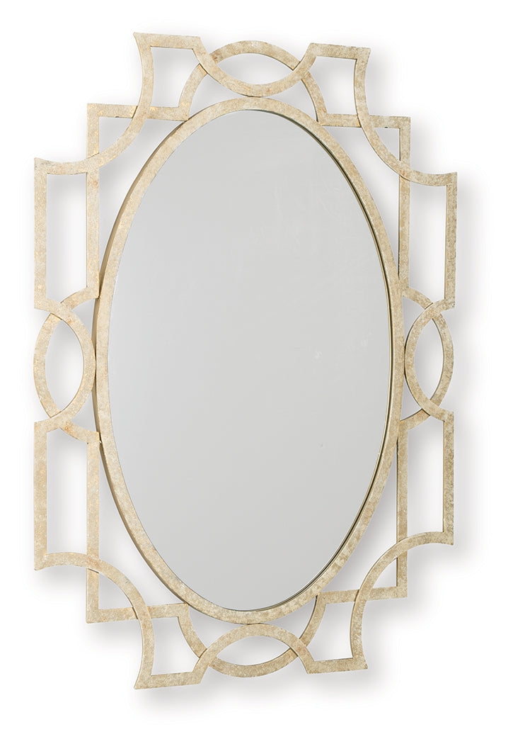 Fulkmore Antique Gold Finish Accent Mirror - Ornate Home