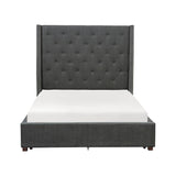 Full Platform Bed w/Storage Footboard - Ornate Home