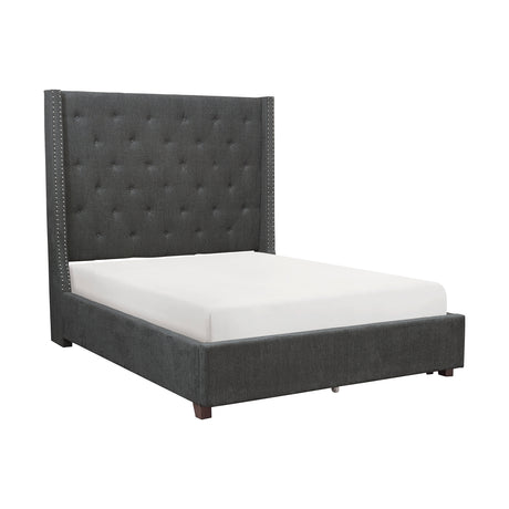 Full Platform Bed w/Storage Footboard - Ornate Home