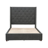 Full Platform Bed w/Storage Footboard - Ornate Home
