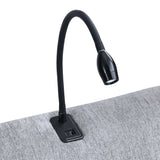 Fullar Light Gary Modular Console w/Speaker & Cup Holder - Ornate Home