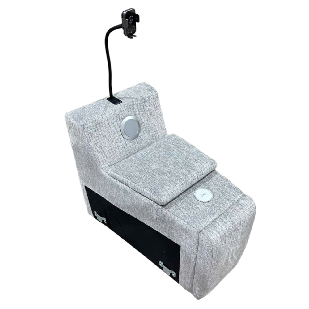 Fullar Light Gary Modular Console w/Wireless Charger - Ornate Home