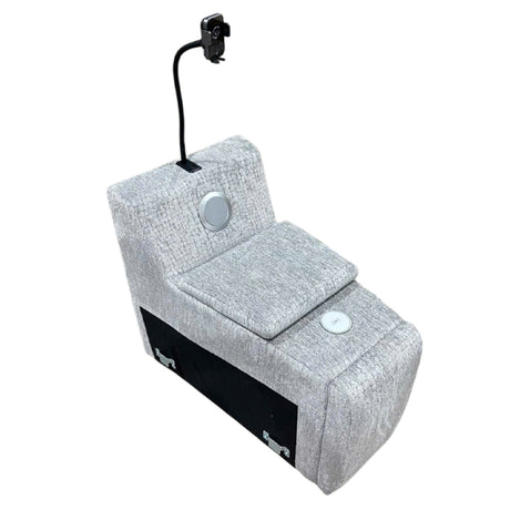 Fullar Light Gary Modular Console w/Wireless Charger - Ornate Home