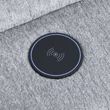 Fullar Light Gary Modular Console w/Wireless Charger - Ornate Home