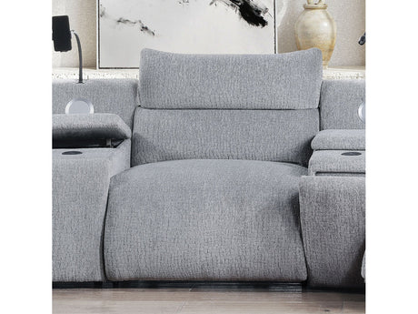 Fullar Light Gary Modular Power Motion Armless Recliner - Ornate Home