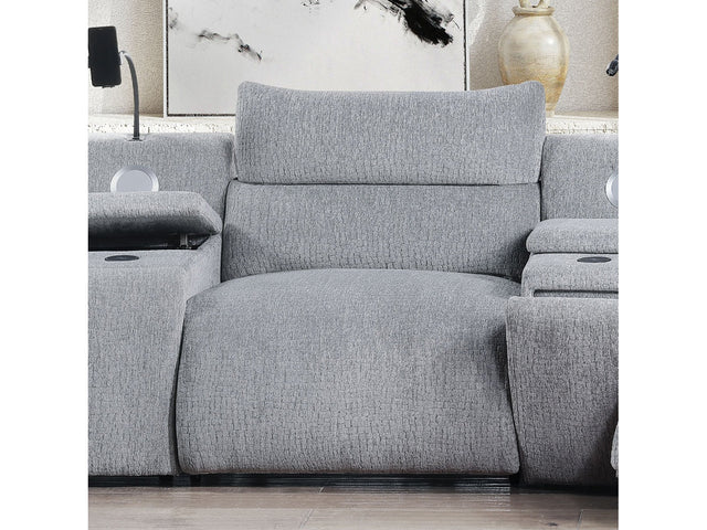 Fullar Light Gary Modular Power Motion Armless Recliner - Ornate Home