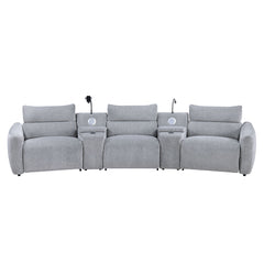 Fullar Light Gary Modular Power Motion Recliner - Ornate Home