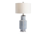 Fullbright Blue/White Table Lamp - Ornate Home
