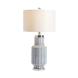 Fullbright Blue/White Table Lamp - Ornate Home