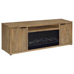 Fuller Mango 60-inch 2-door TV Stand Fireplace Media Console - Ornate Home