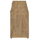 Fuller Mango 60-inch 2-door TV Stand Fireplace Media Console - Ornate Home