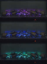 Fuller Mango 60-inch 2-door TV Stand Fireplace Media Console - Ornate Home