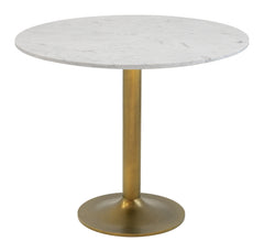 Fullerton White & Gold Dining Table - Ornate Home