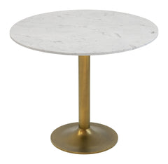 Fullerton White & Gold Dining Table - Ornate Home