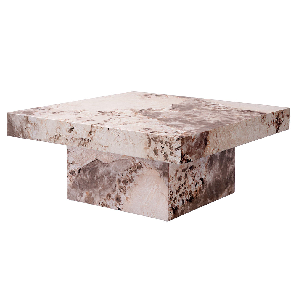 Fultan Engineered Stone Coffee Table - Ornate Home