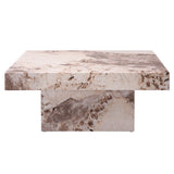 Fultan Engineered Stone Coffee Table - Ornate Home