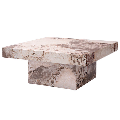 Fultan Engineered Stone Coffee Table - Ornate Home