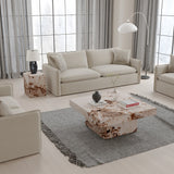 Fultan Engineered Stone End Table - Ornate Home