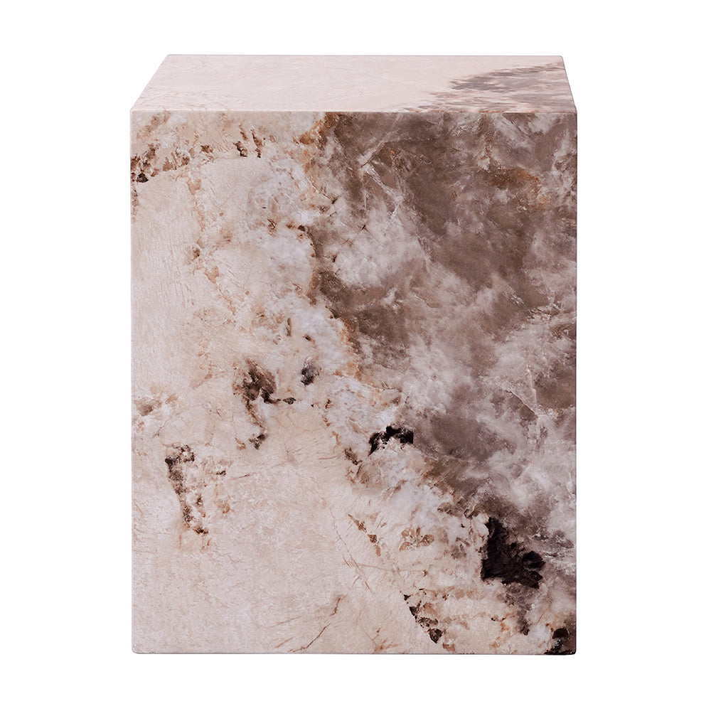 Fultan Engineered Stone End Table - Ornate Home