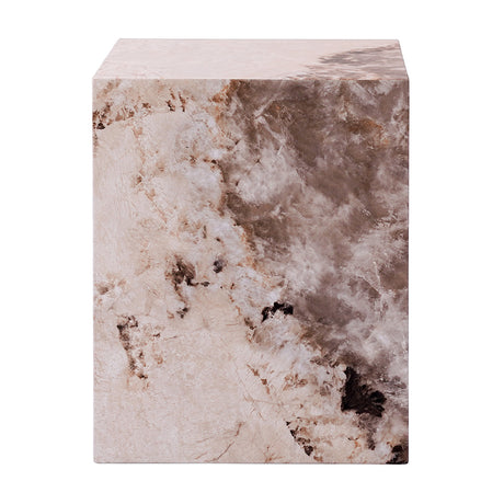Fultan Engineered Stone End Table - Ornate Home