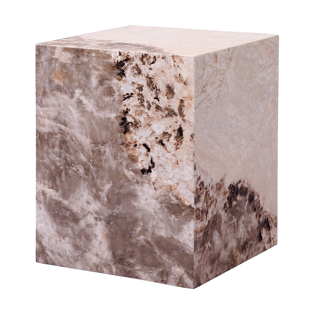 Fultan Engineered Stone End Table - Ornate Home
