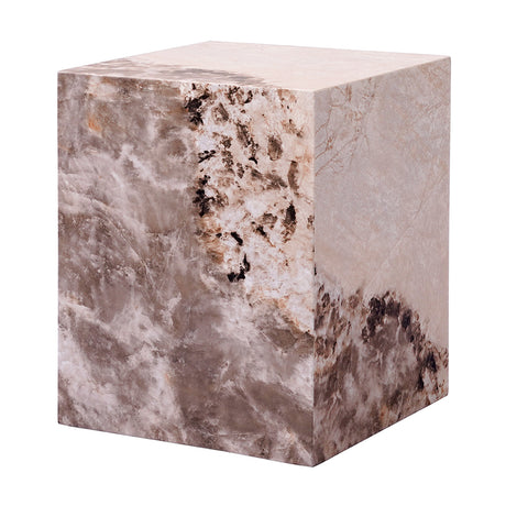 Fultan Engineered Stone End Table - Ornate Home