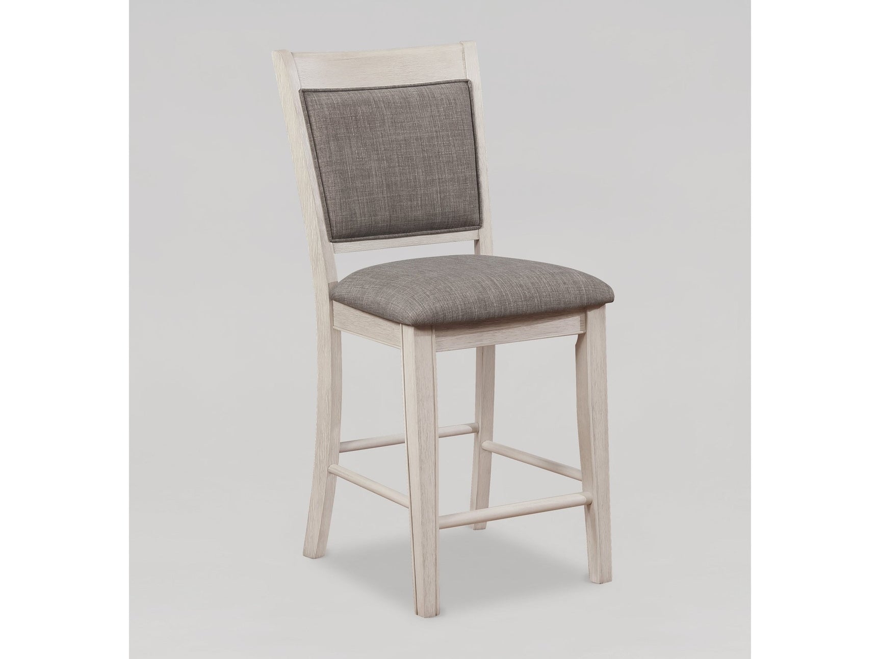 Fulton Chalk Gray Counter Height Chair (Set of 2) - Ornate Home